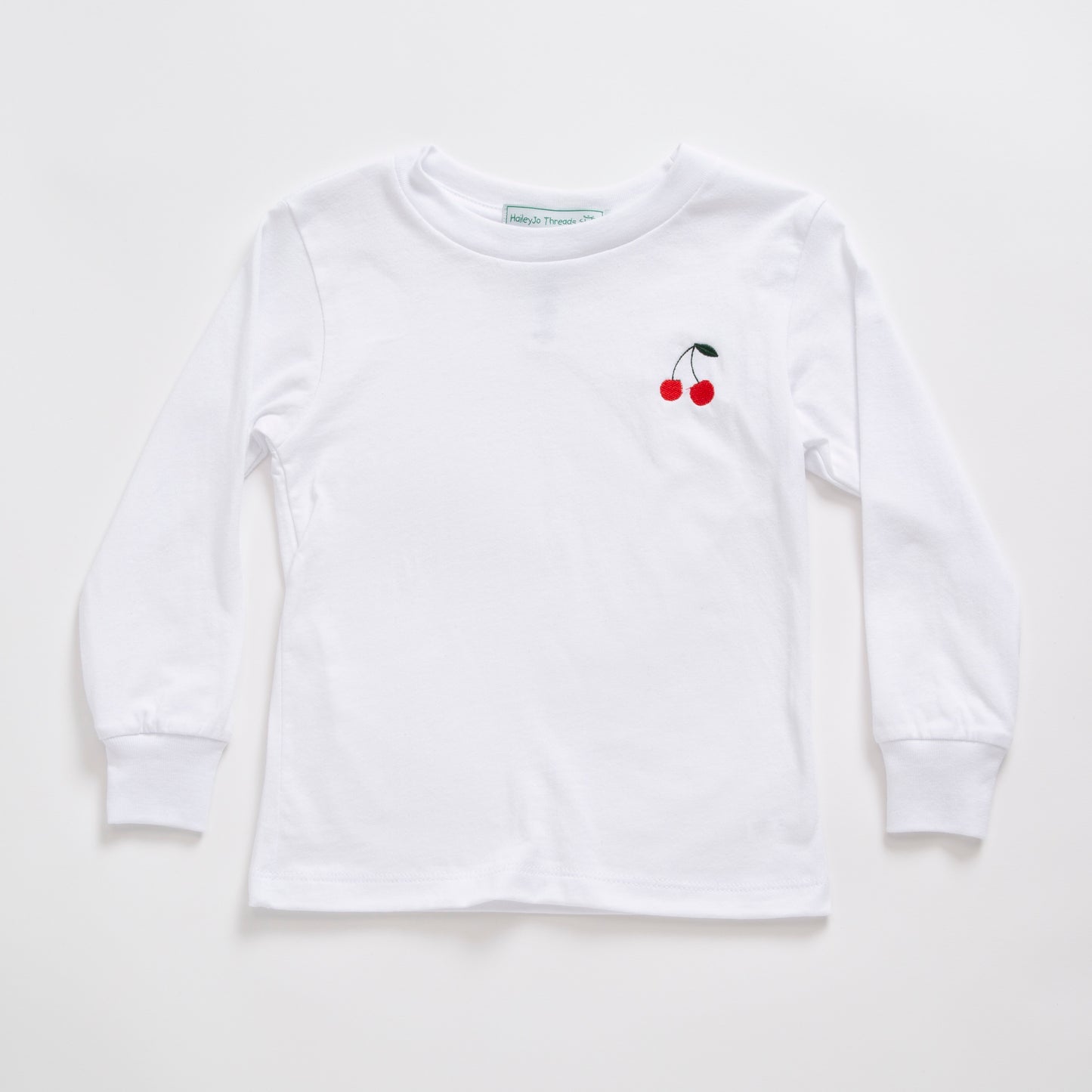 Kids Long Sleeve Shirt Cherries